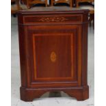 Edwardian Sheraton Revival corner cabinet