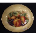 Aynsley hand painted 'Orchard Gold' dish