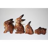 Group four Beswick Rabbit figures