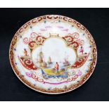Antique Meissen hand painted dish