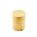 George V 9ct rose gold cylinder vesta case