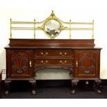 Early 20th century Irish mahogany sideboard