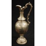 Victorian sterling silver claret jug