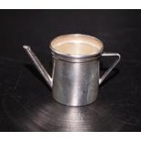 Miniature silver watering can