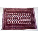 Vintage Bokhora woolen rug