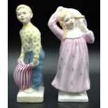 Two Royal Doulton children figurines