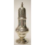 George III sterling silver sugar shaker