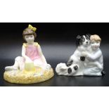 Two Royal Doulton children figurines