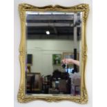 Gilt framed wall mirror