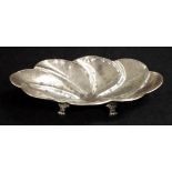 Israeli silver dish