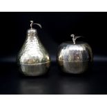 Two mid century preserve pots