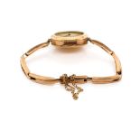 Antique 9ct rose gold watch and bracelet