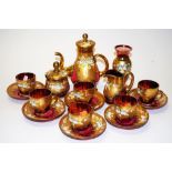 Venetian glass coffee set