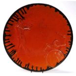 Art Deco Upsala Ekeby Sweden pottery plate