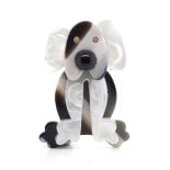 Lea Stein 'Plucky Dog' brooch