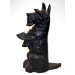 Vintage Terrier Dog cast iron door stopper