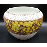 Grimwades Winton ware "Wattle" jardinere