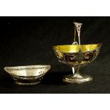 Two various German silver tableware pieces