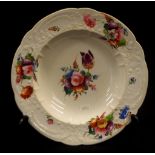 Early 19th Century Coalport porcelain soup bowl