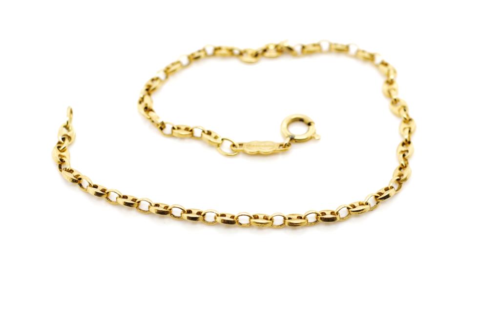 18ct yellow gold bracelet - Image 3 of 3