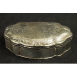 Early Dutch silver snuff box