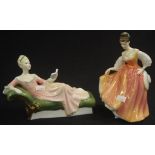 Two Royal Doulton lady figurines