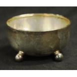 Victorian sterling silver sugar bowl