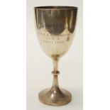 Edward VII sterling silver trophy cup