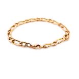 9ct rose gold bracelet