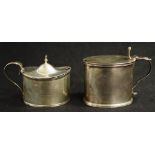 George III sterling silver mustard pot