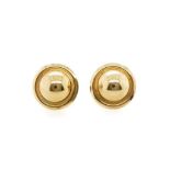 9ct yellow gold stud earrings