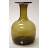 Retro Holmgaard coloured glass vase