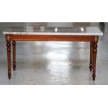 French style marble top coffee table