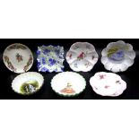 Five various Shelley pin dishes