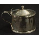 George III sterling silver mustard pot