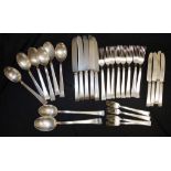 Twenty nine piece WMF cutlery set