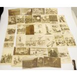 Collection World War 1 postcards