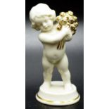 Ilmenau Germany ceramic cupid figure