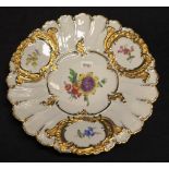 Meissen hand painted serving plate