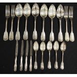 Set German silver cutlery