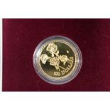 Australian 2002 UNC $100 gold coin