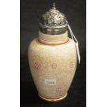 Victorian W.Woods & Co ceramic sugar caster