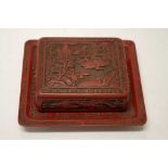 Chinese lacquer ware lidded box