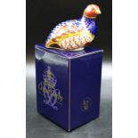 Royal Crown Derby Partridge paperweight