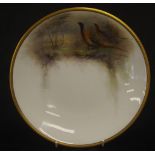 Royal Worcester Jas Stinton display plate