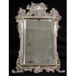 German L. Posen silver framed mirror