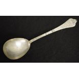 Continental silver plate marriage spoon