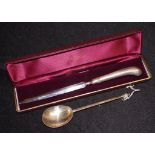 Sterling silver spoon