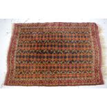 Hand made Middle Eastern fine weave wool rug
