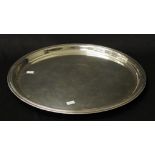 Christofle silver plate serving salver